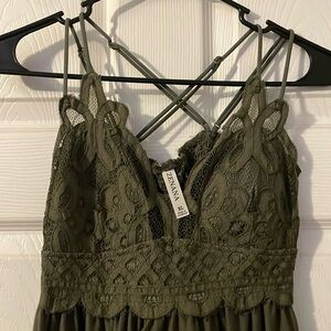 Short Green dress fits as small